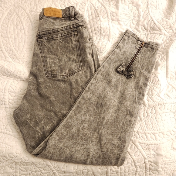 80's Action West Acid Wash Jeans 9/10 - Picture 2 of 16
